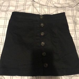 Button up denim skirt!